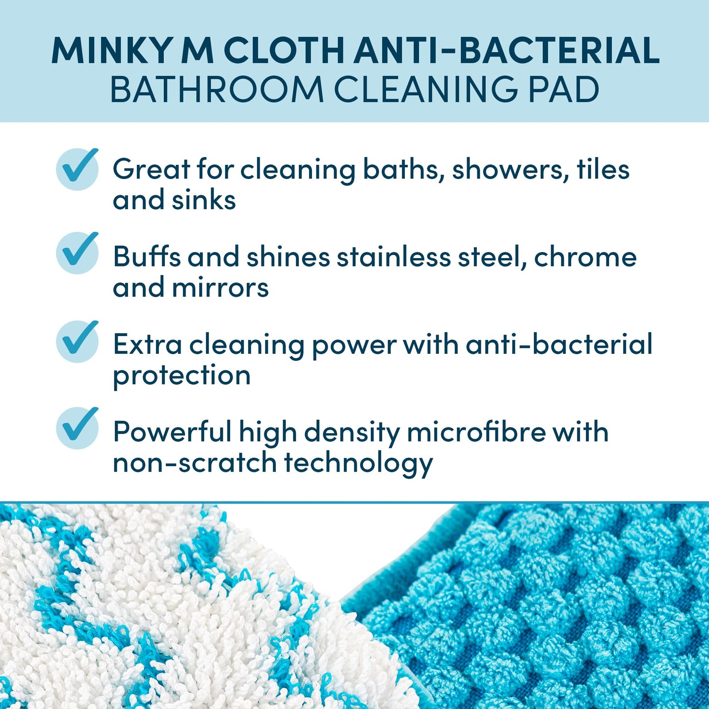 Minky M Cloth Anti-Bacterial Bathroom Pad