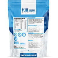 Inulin Powder High Grade Prebiotic Soluble Fibre Powder - Vegan GMO Free Made in EU from Natural Chicory Root Fructo OligoSaccharide FOC by Pure Source Nutrition (100g)