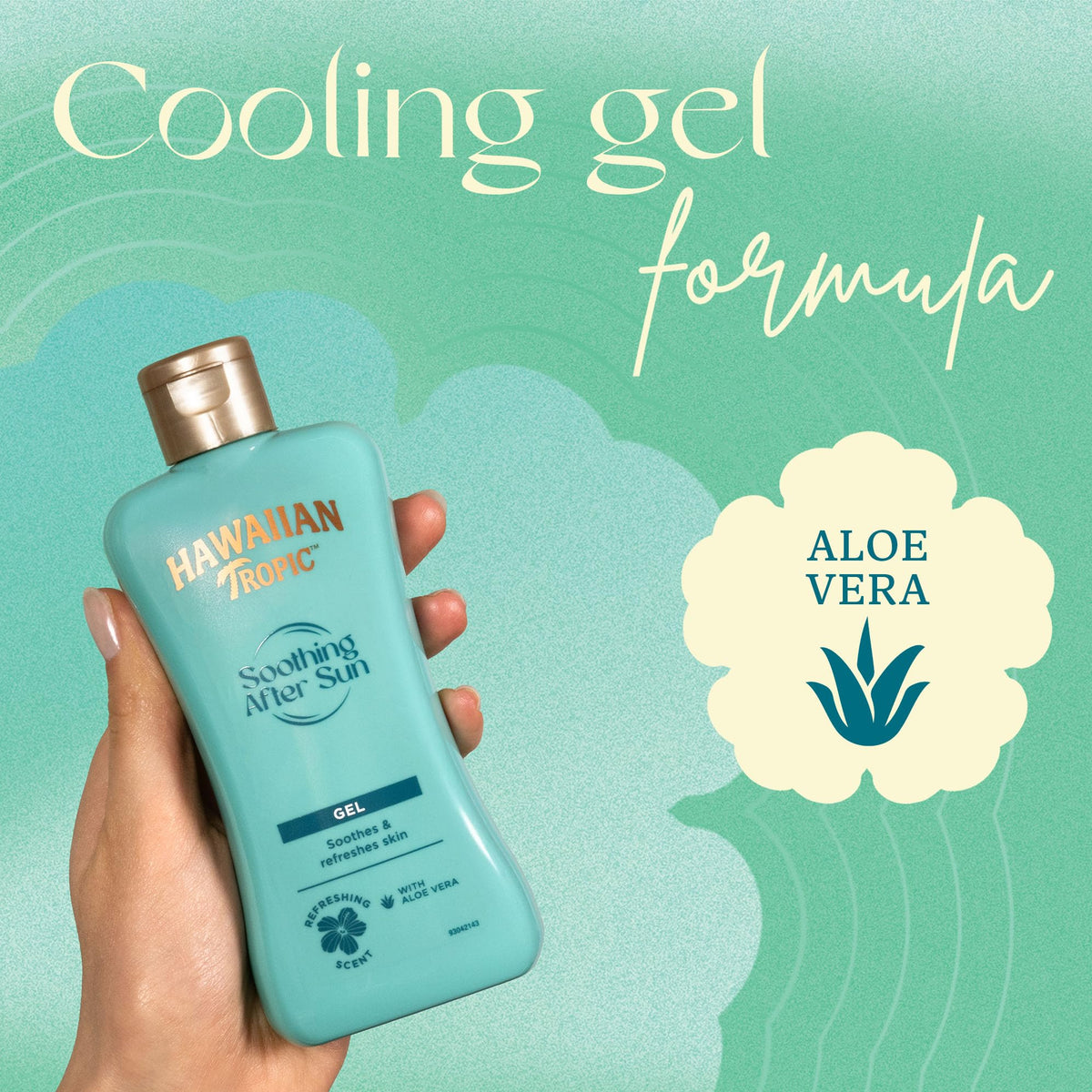 HAWAIIAN Tropic Hawaiian Tropic Cooling Aloe Gel with Aloe Vera and Vitamin E 200ml | Aloe Vera After Sun