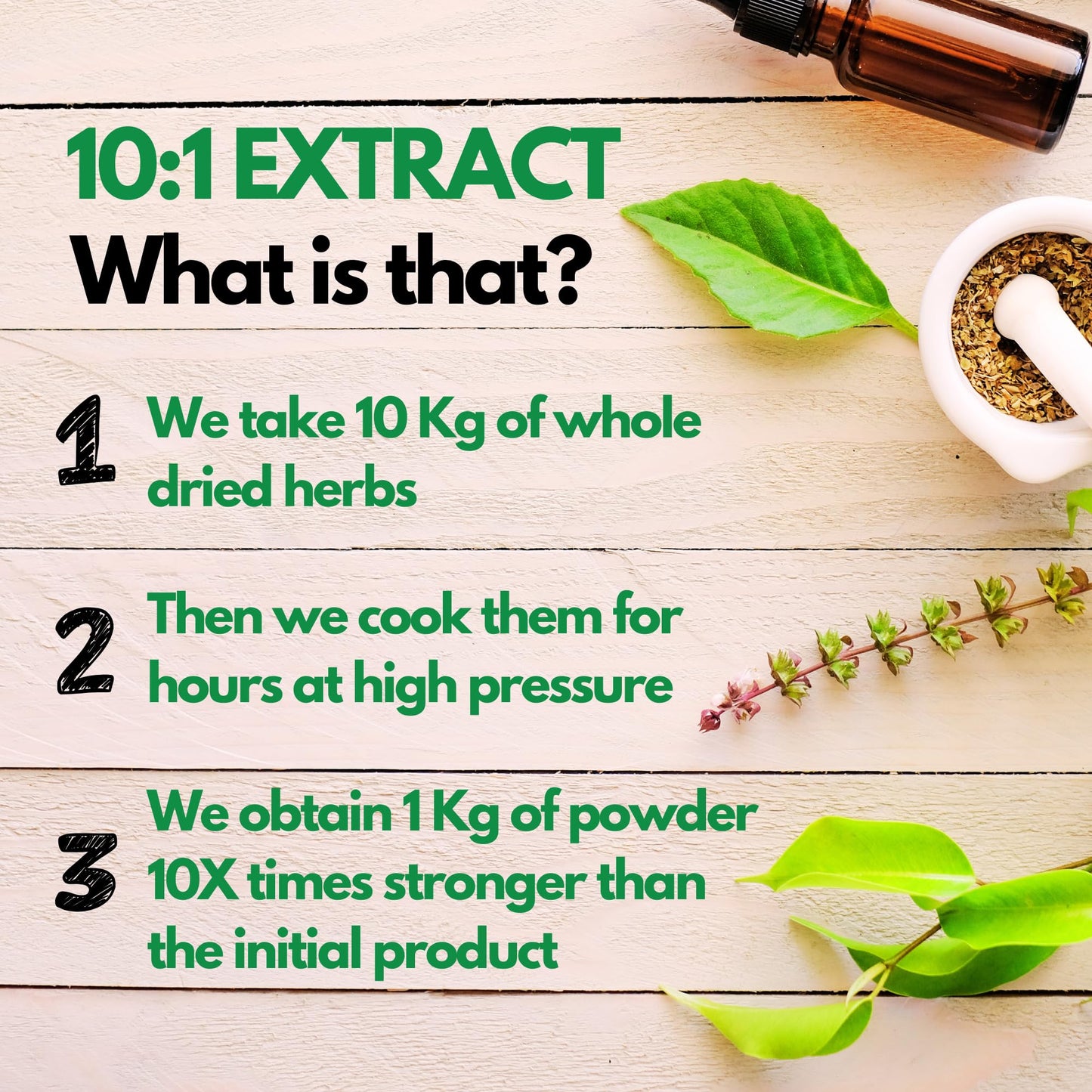 HYBRID HERBS – ASHWAGANDHA ROOT | 10:1 Extract Powder with Withanolides | Adaptogen for Calm, Stress & Sleep Aid | Stamina, Cognitive & Mind Support | 113 servings (113g)