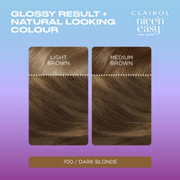 Clairol Nice'n Easy Tone+Gloss Semi Permanent Hair Dye - 700/91 Dark Blonde