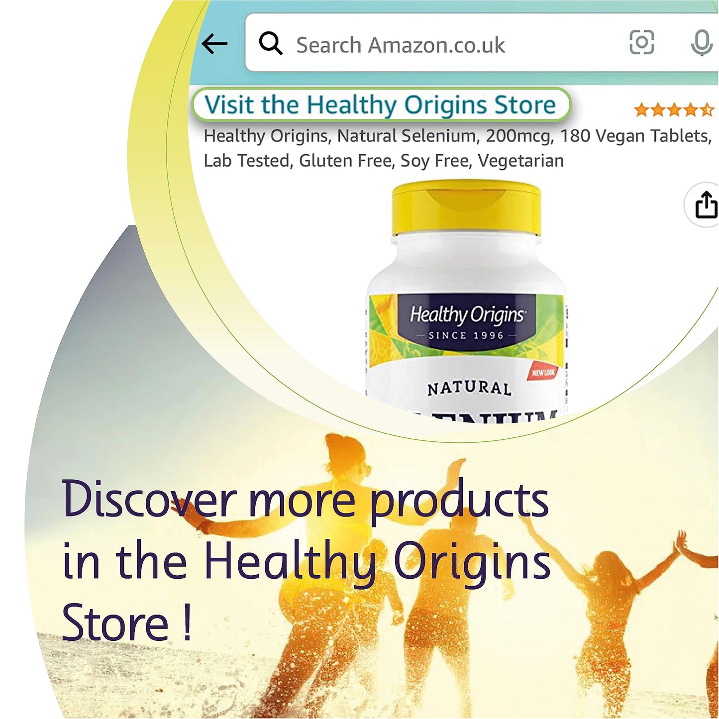 Healthy Origins, Natural Tocomin SupraBio, 50mg, 60 Softgels, Laboratory Tested, Vitamin E, Gluten Free, SOYA Free, Non-GMO