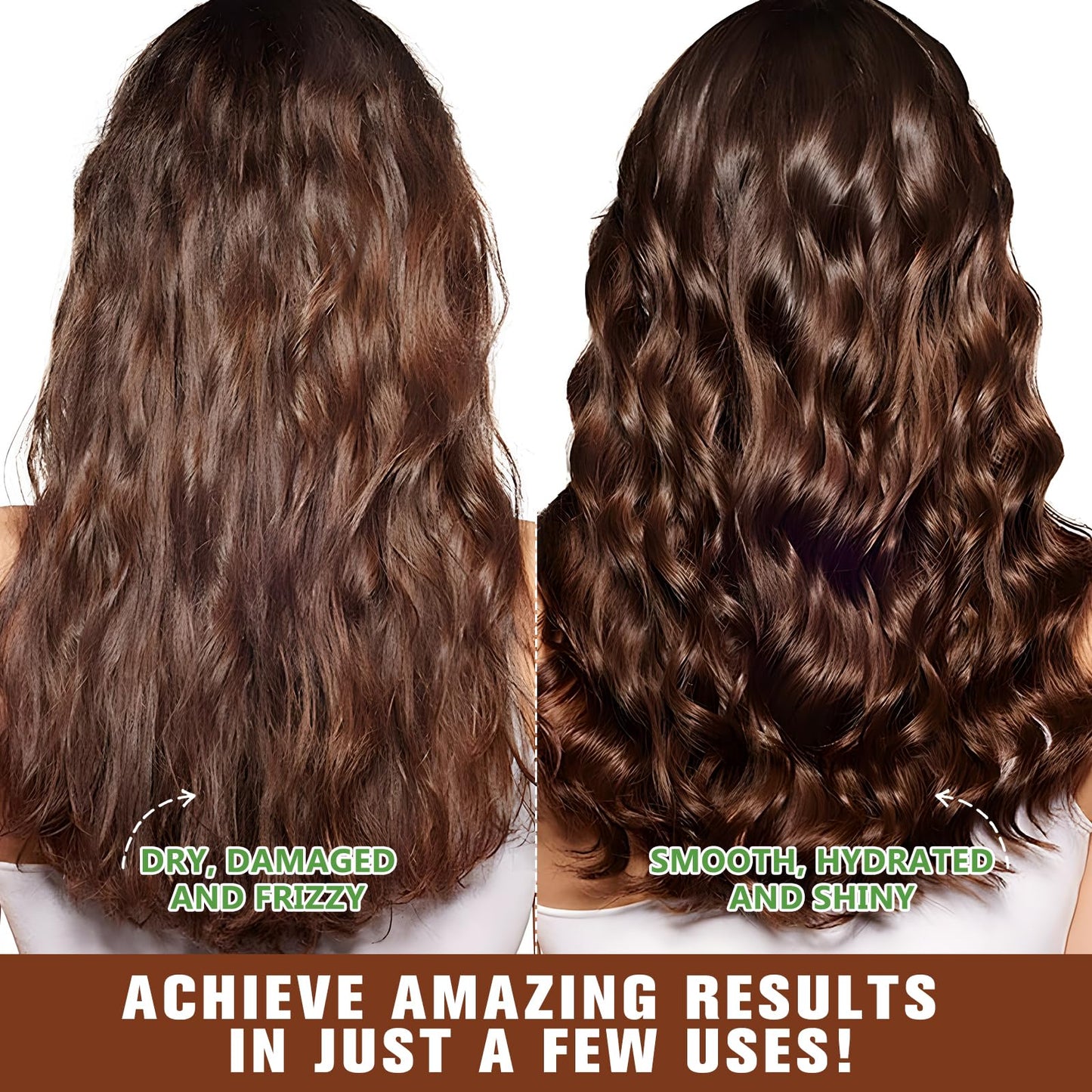 GMOLARSUSCO Collagen Hair Mask, Collagen Hair Treatment Deep Repair Conditioning with Biotin, Argan Oil Hair Conditioner Essence for Dry Damaged Hair for All Hair Types