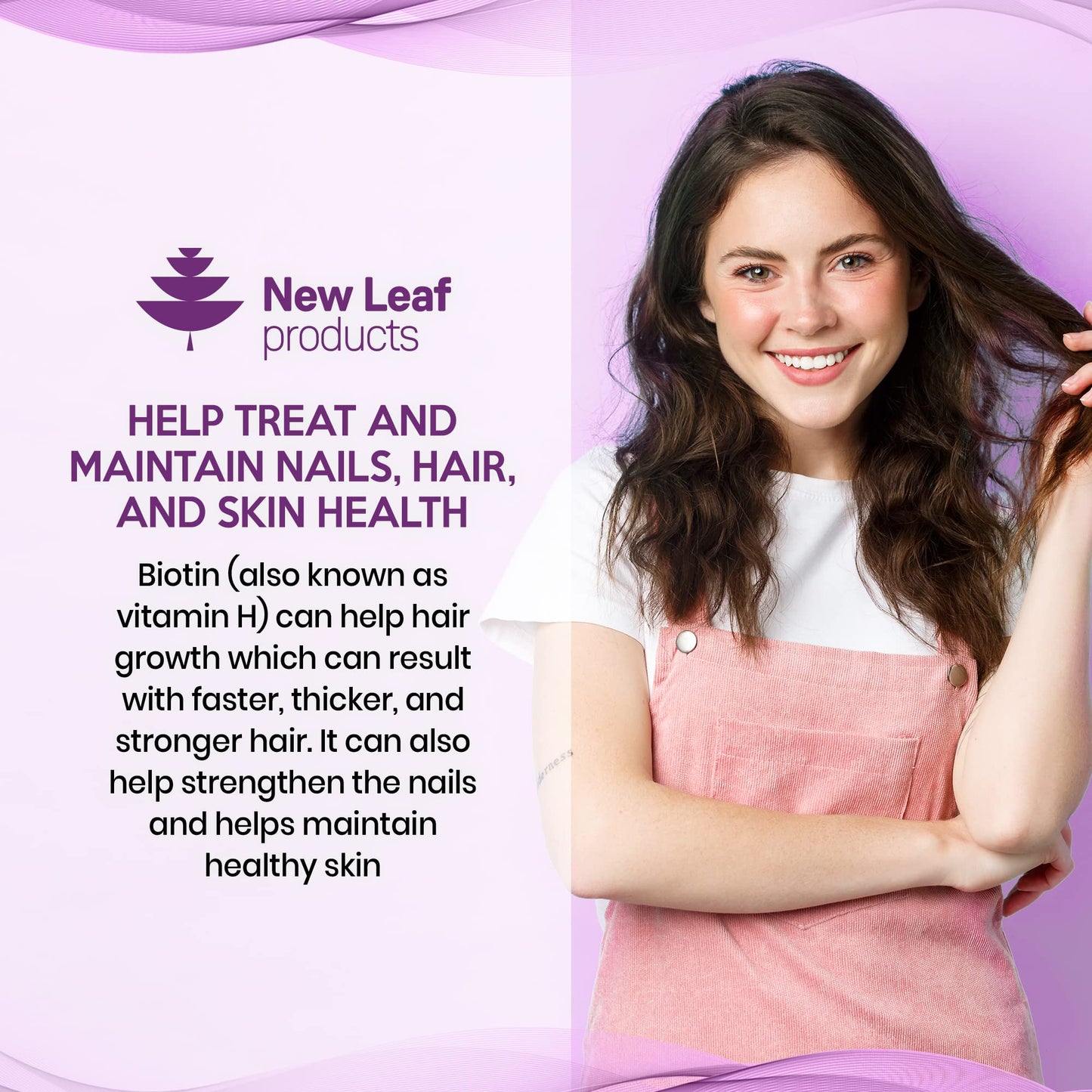 Biotin Gummies 10,000mcg Skin Nails & Hair Vitamins - Chewable Beauty Vitamins For Hair Growth High Strength Hair Gummy's Vitamins For Women & Men - Vegan Hair Vitamins For Growth And Hair Loss