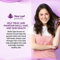 Biotin Gummies 10,000mcg Skin Nails & Hair Vitamins - Chewable Beauty Vitamins For Hair Growth High Strength Hair Gummy's Vitamins For Women & Men - Vegan Hair Vitamins For Growth And Hair Loss