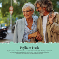 SOLARAY Psyllium Husk - 100 Vegan Capsules not Powder - Fibre Supplement - Natural Soluble Fiber from Plantago Ovata - High Strength Physillan Husk - Lab Verified - Solaray