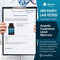 L Theanine Enriched with Vitamin B6 - High Strength L Theanine 400mg Natural Nootropics from Green Tea - 120 Vegan L-Theanine Capsules - Made in The UK Theanine Supplements by New Leaf