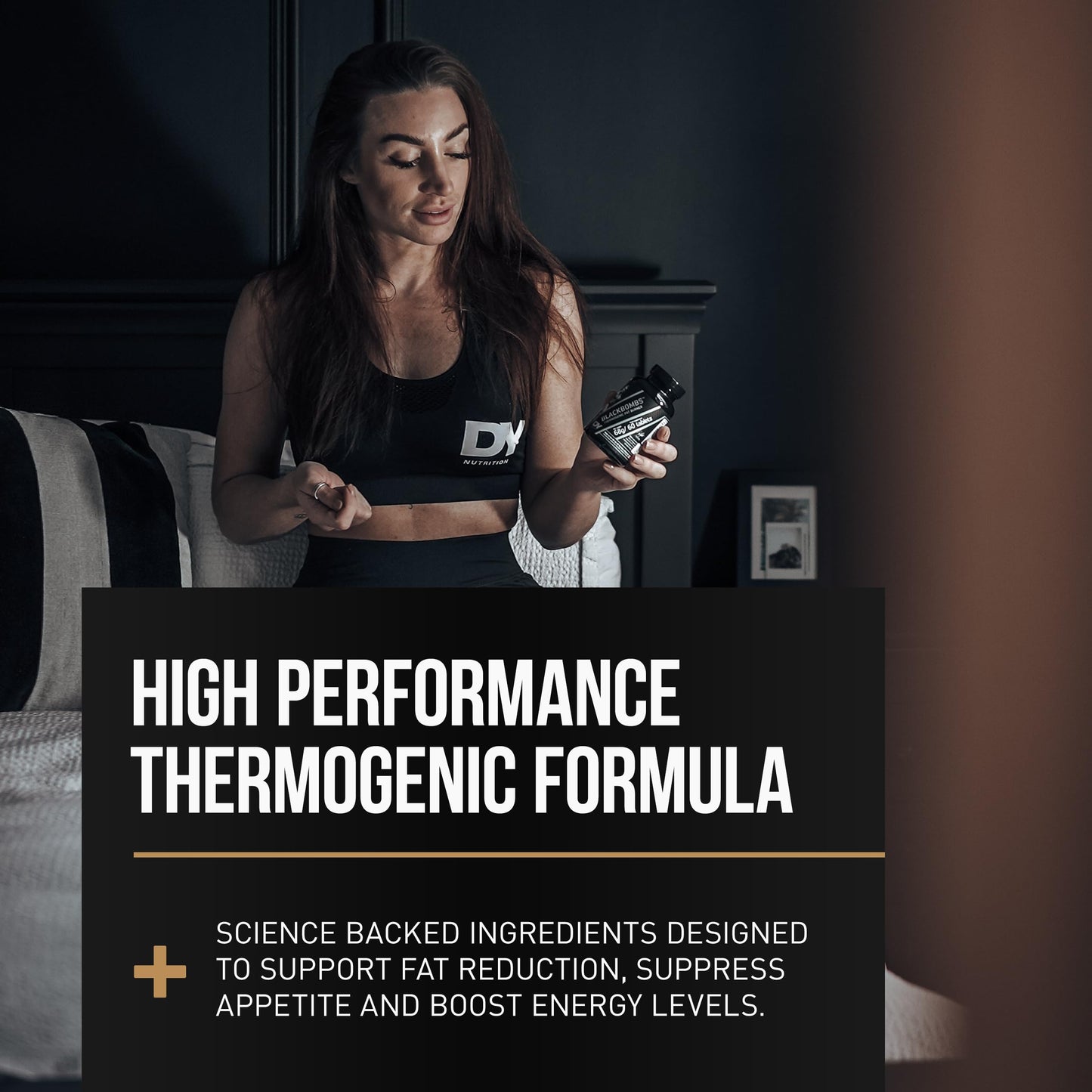 DY Nutrition - Blackbombs Thermogenic Supplement - 60 Tablets