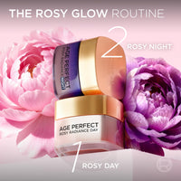L'Oreal Paris L’Oréal Paris Age Perfect Golden Age Rosy Day Cream, for 50+, Deeply Moisturising, Reactivates Radiance with Instant Glow, Formulated with Peony Native Cells + Calcium B3, 50ml