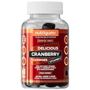 Nutrigums Cranberry Gummies 9000mg High Strength Extract | 25% Proanthocyanidins (PACs) | 60 Vegan Cherry Gummies | with Vitamin C 80mg | Antioxidant & Immune Support Supplement | by NUTRIGUMS®