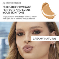 Avon Serum Foundation 30ml, SPF 30, Serum Infused Formula for Light-Medium Coverage, Locks in Moisture, Cruelty Free, Creamy Natural