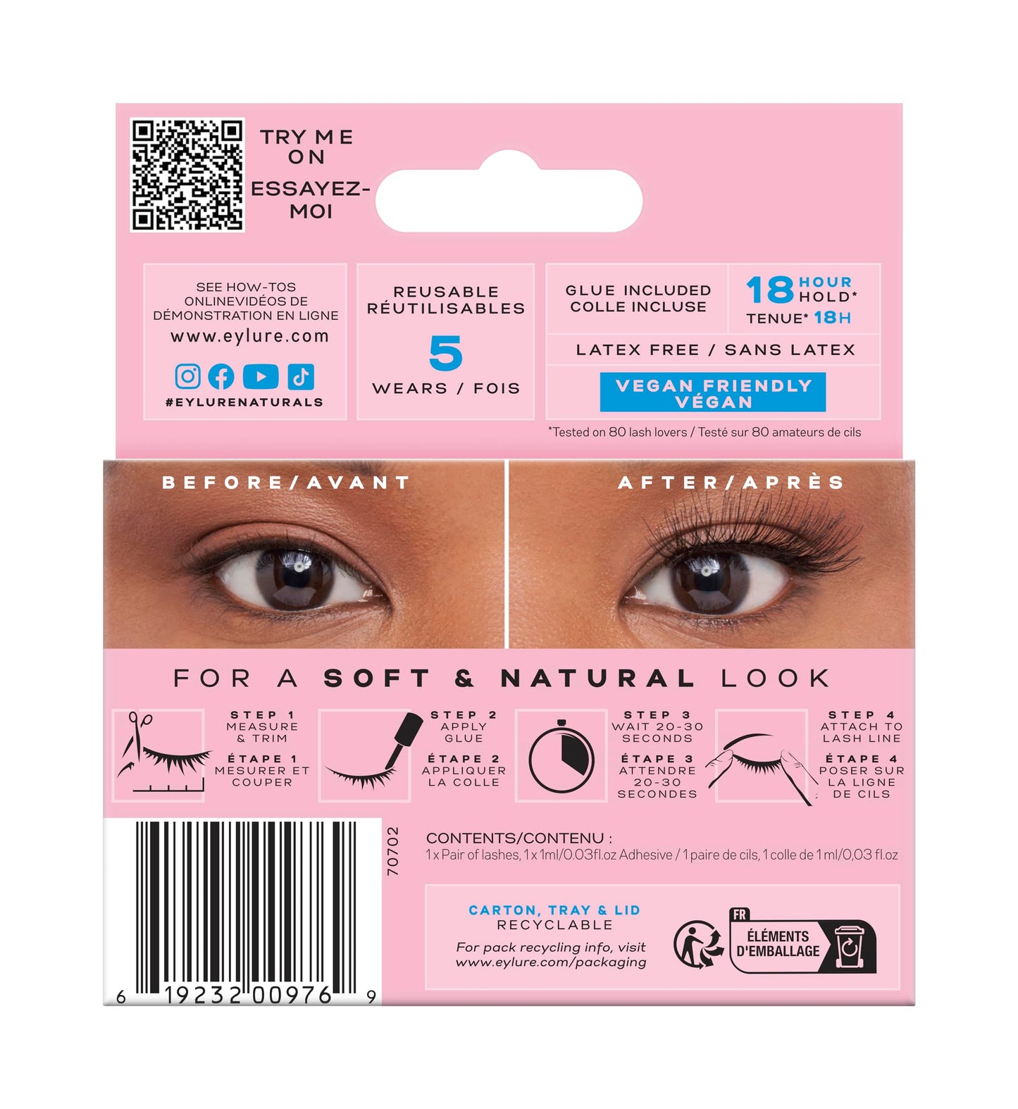 Eylure Naturals No. 023 False Lashes