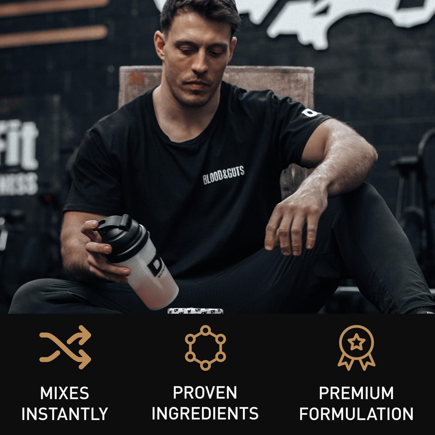 DY Nutrition HIT BCAA 4:1:1 + Glutamine, 450g, 30 Servings (Cherry Flavour) Branch Chain Amino Acid Powder Drink for Optimal Pump & Performance | Pre & Intra Workout Supplement