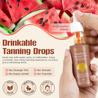 ZTSMSWY Tanning Drops Drink,Sunless Tanning Drops to Drink,Natural Sunbathing Without Sun Damage,Enhancing Natural Skin Tone,Nourishing and Moisturizing