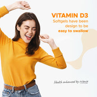 Northumbria Health Vitamin D3 Softgel Capsules, High-Strength D3 Vitamins for Immune Support and Calcium Absorption, Easy to Swallow Vitamin D Softgel Capsules, No Additives or GMO, 365 Capsules
