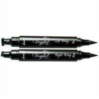 Eyeliner Stamp – Wingliner by Lovoir Black, waterproof, smudgeproof, winged long lasting liquid eye liner pen, Vamp style wing, 2 Pens In A Pack (Triple Pack Combo, Midnight Black)