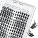 LANKIZ Manga Lashes Natural Look Lash Clusters Anime Lashes False Eyelashes Individual Lashes Extensions Korean Makeup Asian Fake Eyelashes Mink Wispy Fluffy Cluster Lashes