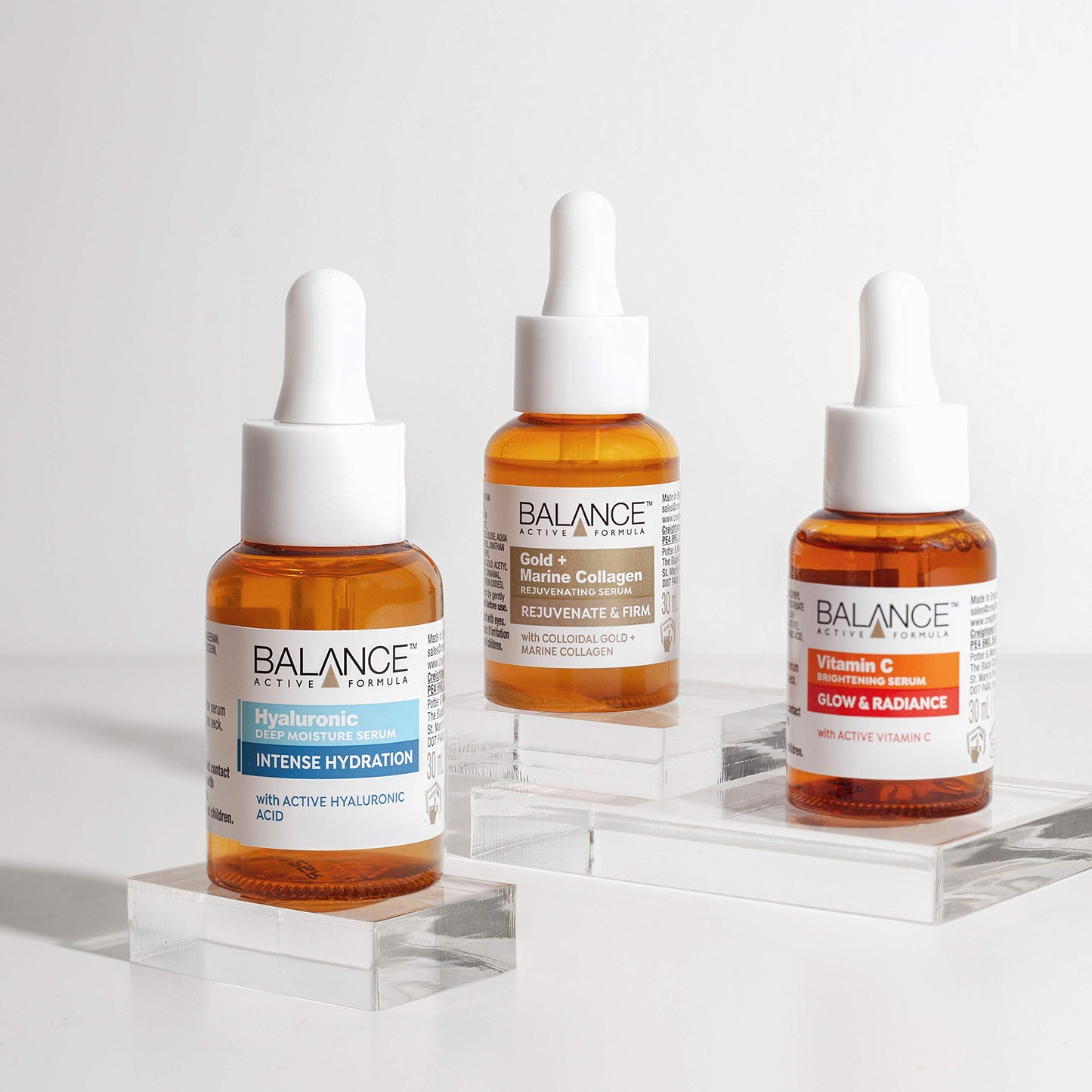 Balance Active Formula The Mighty Three (3 X 30ml) - Breakthrough Active Ingredients Visible Results. Three Targeted Serums That You Can Layer Together Or Use Individually.