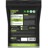 Ginkgo Biloba 6000mg - High Strength Vegan Ginkgo Biloba Leaf Extract 60 Tablets 50:1 Extract � Gluten Free, GMO Free - Made in UK by PROELITE