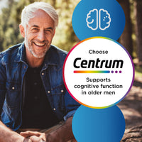 Centrum Men 50+ Multivitamins & Mineral Supplements, 23 essential nutrients including vitamin D, C, Zinc, Daily Multivitamin Tablets, 30 ct