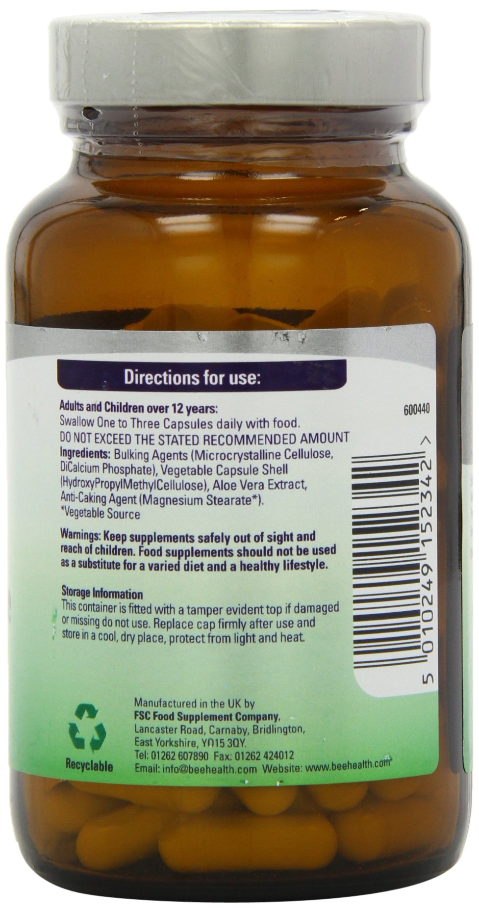 FSC 5000mg Aloe Vera - Pack of 90 Capsules