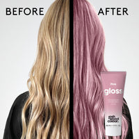 Josh Wood Colour Josh Wood Hair Gloss (Pink) - Semi-permanent gloss refreshes and conditions hair colour - Lasts up to 6 washes - 100% Vegan - Cream (100ml)