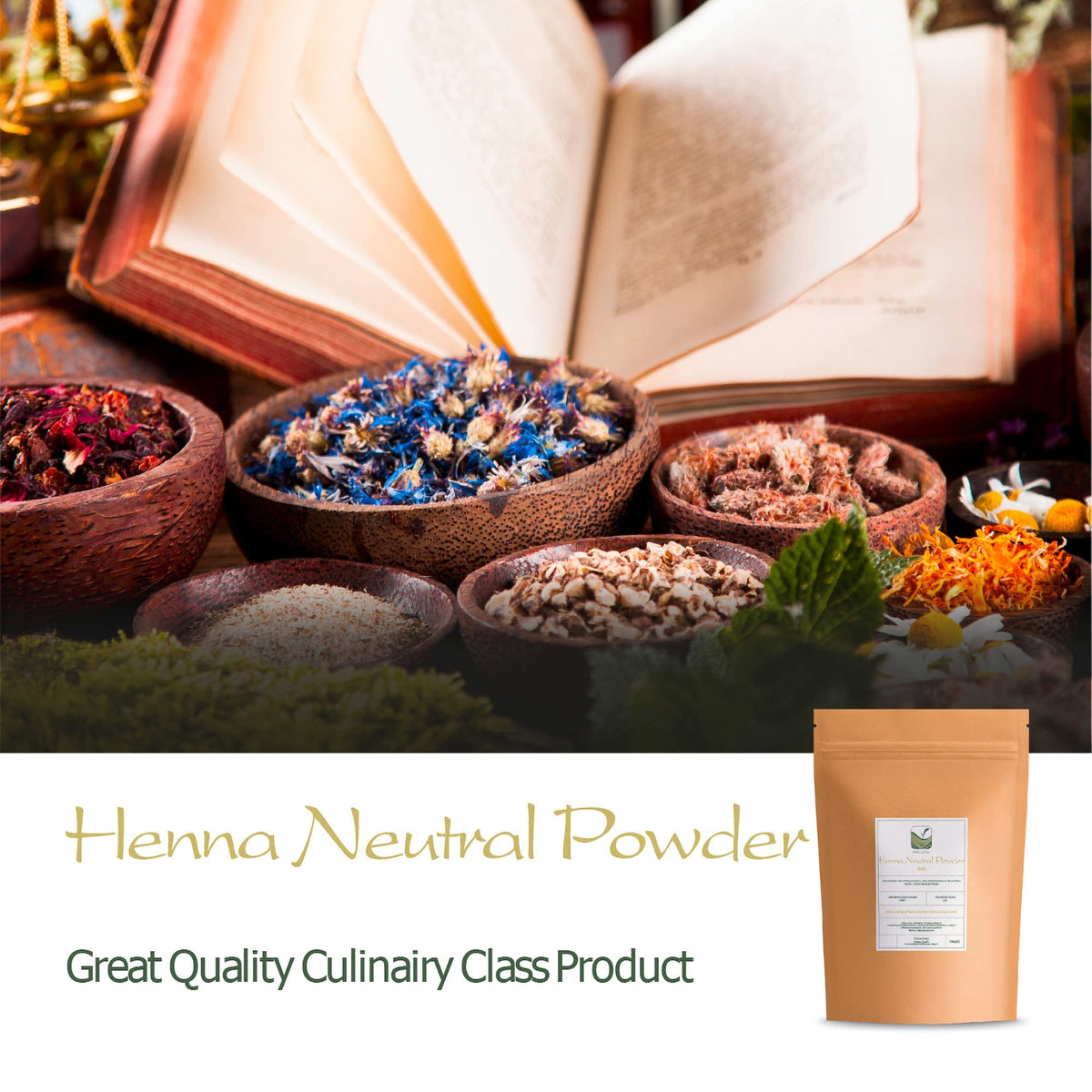 Valley of Tea Henna Organic Powder For Hair