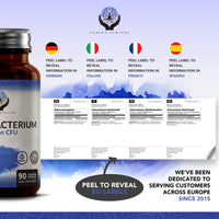 Earth's Nurture EN Bifidobacterium Probiotics | 90 High Strength Bifidobacterium Probiotic Capsules - 5 Billion CFU Bifi per Capsule | Non-GMO, Gluten & Allergen Free | Manufactured in the UK