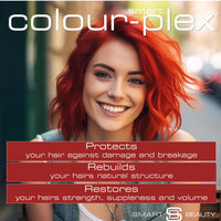 Smart Beauty Hollywood Red Hair Dye Permanent + Plex Anti-Breakage Technology Protects Rebuilds Restores Hair Structure Bright Red Permanent Hair Colour PPD Free Hair Dye Vegan Hair Dye & Cruelty Free
