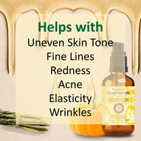 Deve Herbes Plant Based Niacinamide Face Serum with Avocado & Peanut Extract for Personal Care 30ml (1 oz) with Free Pure Vitamin E Oil 10ml (0.33 oz)