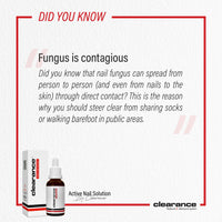 Clearance Active Nail Solution 30ml Fast Relief for Fungal Infections, and Onycholysis with Essential Oils and Plant Extracts