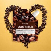 Face Facts Coffee Dry Exfoliating Scrub | 99% Natural | Removes Dirt + Impurities | Smooth + Glow | Vegan | 50g