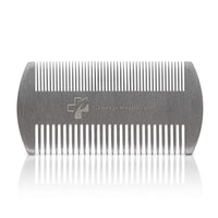 General Healthcare Metal Stainless Steel Hair Comb - Dual Action Lice, Hair, Beard