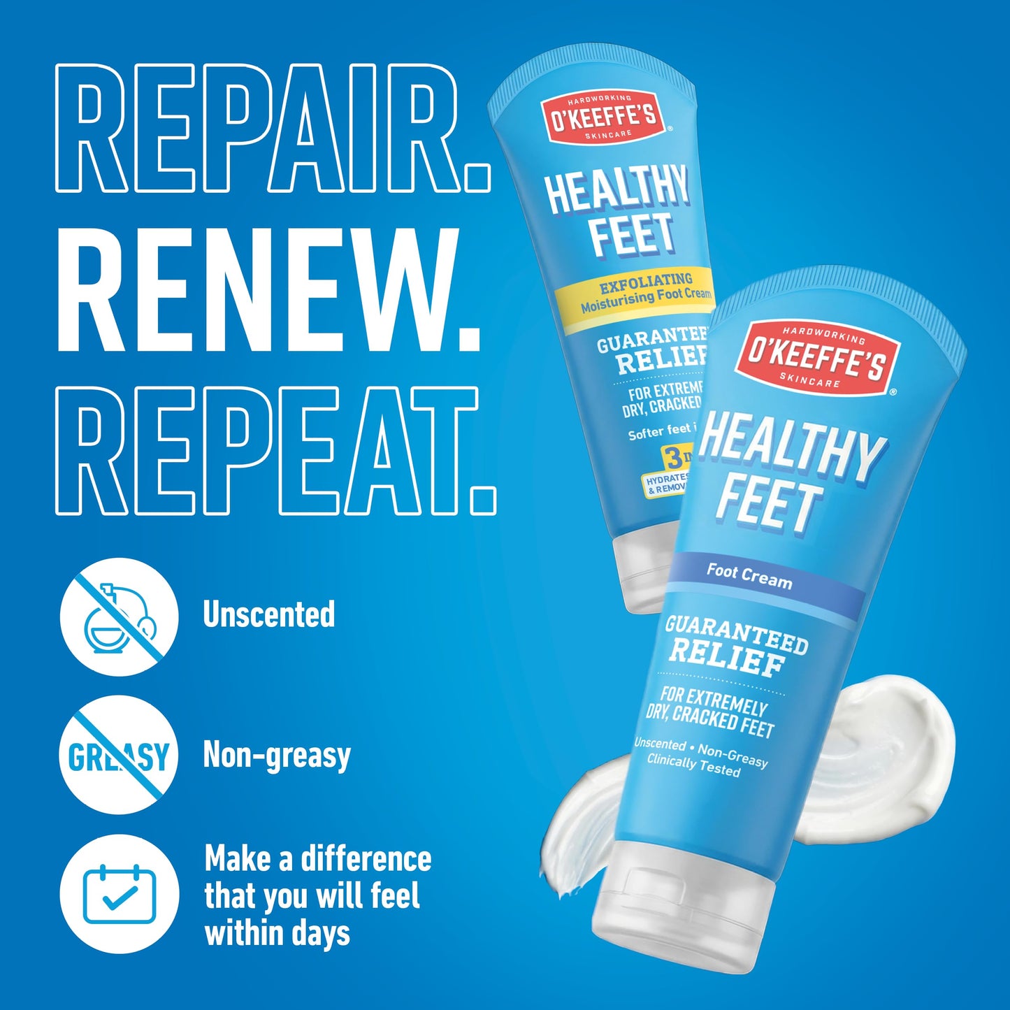 O'Keeffe's Healthy Feet 80ml (2 Pack)