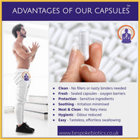 Bespoke Biotics L-Tryptophan 220mg Free Form 90 Capsules (V) Vegan Capsules |3 Months| Serotonin Boost, Anxiety Brain Fog & Sleep NOOROPOWER TRP| Melatonin| UK Made| Highest Permitted dose