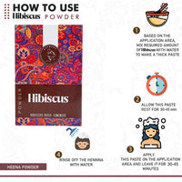 AATMANA Hibiscus Powder | Sabdariffa | Rosa Sinensis | Natural Powder for Hair & Skin | Prevent hair Problem & Minimizes Skin Pores for Men & Women 100g