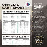 Sacred Summit® Authentic Shilajit Resin – 3 Months Supply, Pure, Vegan, Ethically Sourced, Rich in Fulvic & Humic Acid, Boosts Energy & Stamina