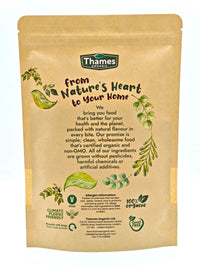 Organic Ground Almond- Raw, Unsalted, Non-GMO, No Additives, No Preservatives, Vegan - High in Protein, Healthy Fats, and Antioxidants - Perfect for Snacking, Baking, and Cooking - Thames Organic 250g