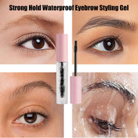 Eyebrow Glue Brow Gel, Eye Brow Shaping Soap, Transparent Long Lasting Waterproof Sweat Proof Brow Fix Gel for Neat Eyebrow Makeup, Natural Look Eyebrow Repair Styling Gel