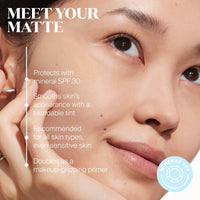 Supergoop! Mineral Mattescreen (SPF 30) - .68 fl oz - Mineral, Broad Spectrum Sunscreen - Smooths Skin’s Appearance, Minimizes the Look of Pores & Controls Shine