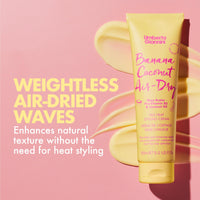 Umberto Giannini Banana Coconut Air Dry Cream 150ml - Weightless Curl Cream with Medium Hold