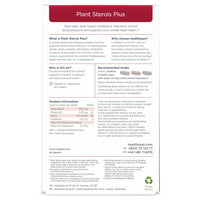 Healthspan Plant Sterols Plus (28 Day Supply) | 2400 mg Plant sterols with Oli-Ola Olive Extract | Supports Normal Cholesterol Levels | Added Potassium & Vitamins B1 & B3