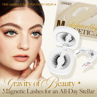 LASHVIEW Upgrade Soft Magnetic Eyelashes Natural Look,Reusable Magnetic Eyelashes with Applicator, No Glue Needed Magnetic Eyelashes Magnetic Lashes Kit, Easy to Wear and Remove CT01-UK