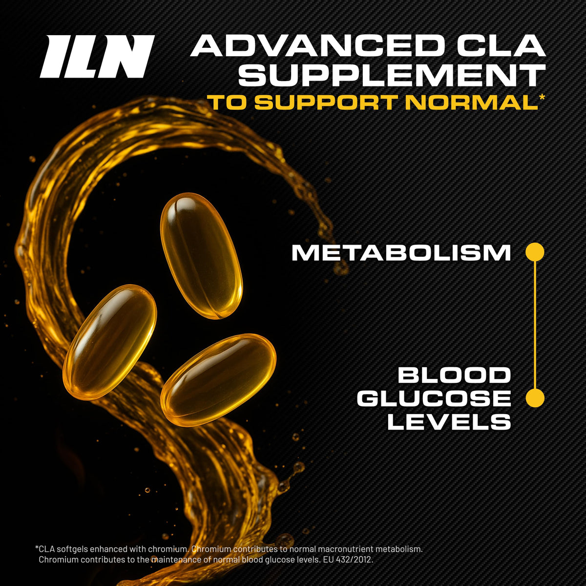 Iron Labs Nutrition CLA Supplement High Strength for Metabolism – 3000mg per Serving with 80% Active Isomers for 2400mg Active CLA Tablets – Suitable for Men and Women (120 Softgel Capsules)