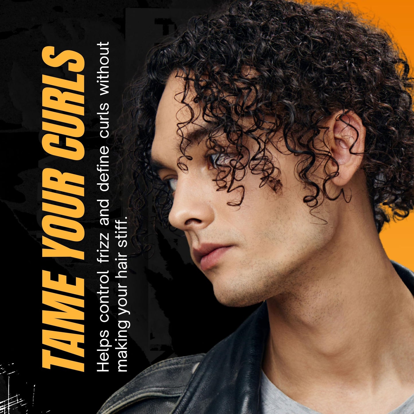 NISHMAN Curl Cream 200ml for Men – Defining Hair Cream for Curly & Wavy Hair - Leave-In Conditioning Styling Product - Anti-Frizz Smoothing Cream for Prominent Curls