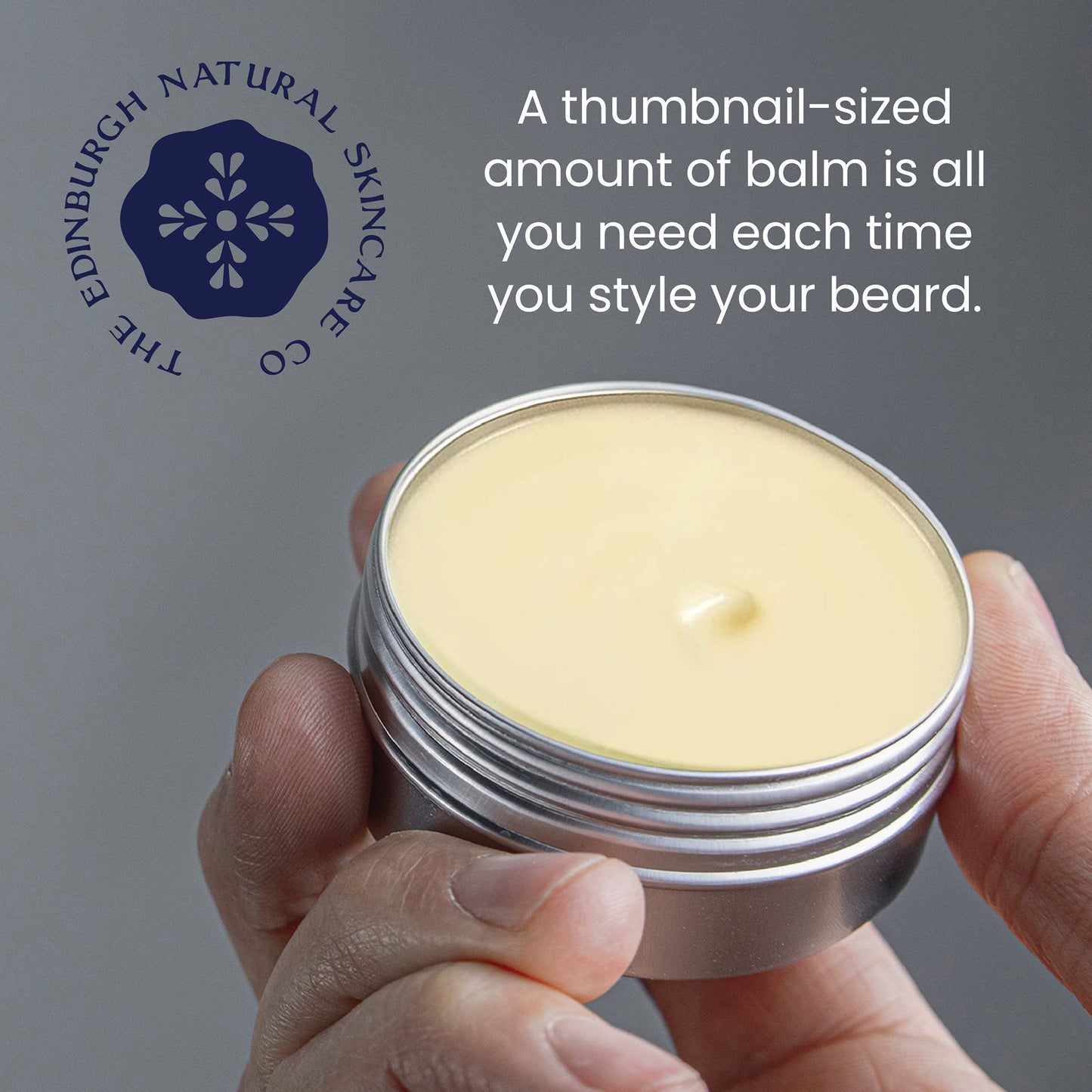 The Edinburgh Natural Skincare Company Ltd. Jekyll & Hyde Natural Beard Balm | Condition & Moisturise & Soften Your Beard | Strengthen Hair & Promote Growth | Natural & Organic