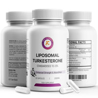 Keka Naturals Liposomal Turkesterone 2000mg, 60 Capsules, Standardised to 20%, Ajuga Turkestanica Extract, Ultra High Absorption, Strength & Muscle, No Additives, Non-GMO, 60 Capsules