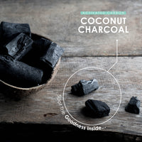 Activated Coconut Charcoal 1000mg | Made from Organic Thai Coconut Shells | for Bloating & Gas, Digestion & Flatulence Natural Relief | Vegan & Keto Friendly Supplement | 60 Capsules