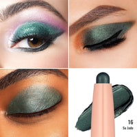 Oulac Dark Green Eyeshadow Stick – Twist-Up Creamy Crayon, Waterproof Long Lasting Eye Makeup, Vegan & Cruelty-Free Eye Makeup, 1.25g, 16 So Jade