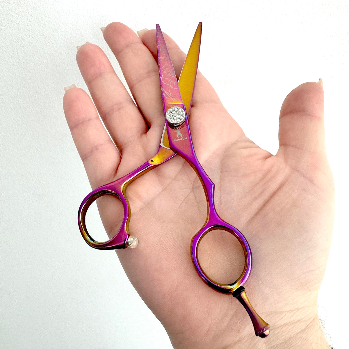 Shogun Rosa Japanese 440C Steel Hairdressing Scissors - Professional Barber Salon Shear for Hairdressers, Barbers, and Salon Use
